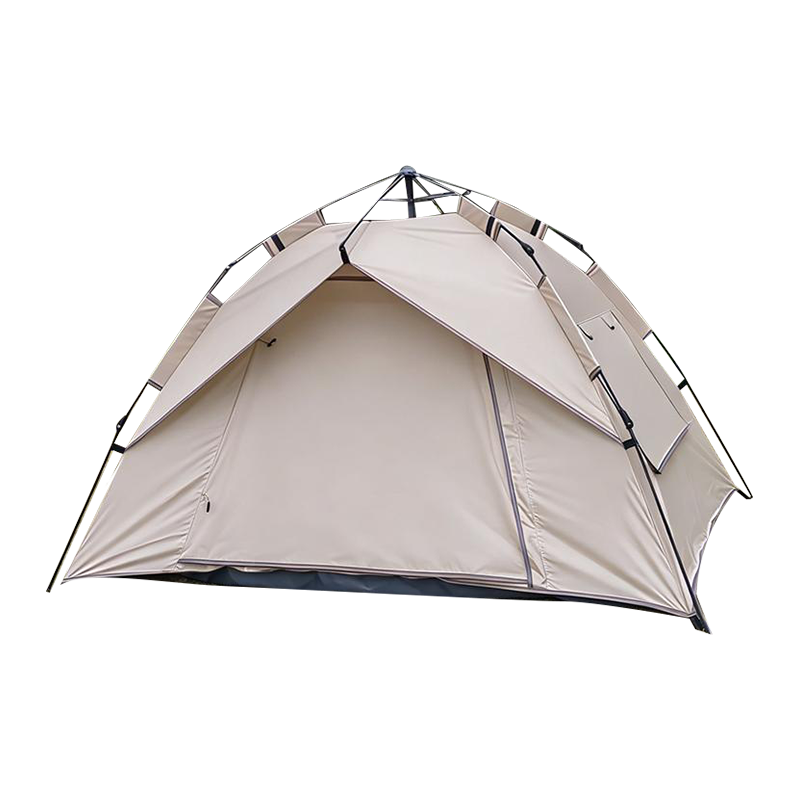Single-layer automatic tent with breathable mesh